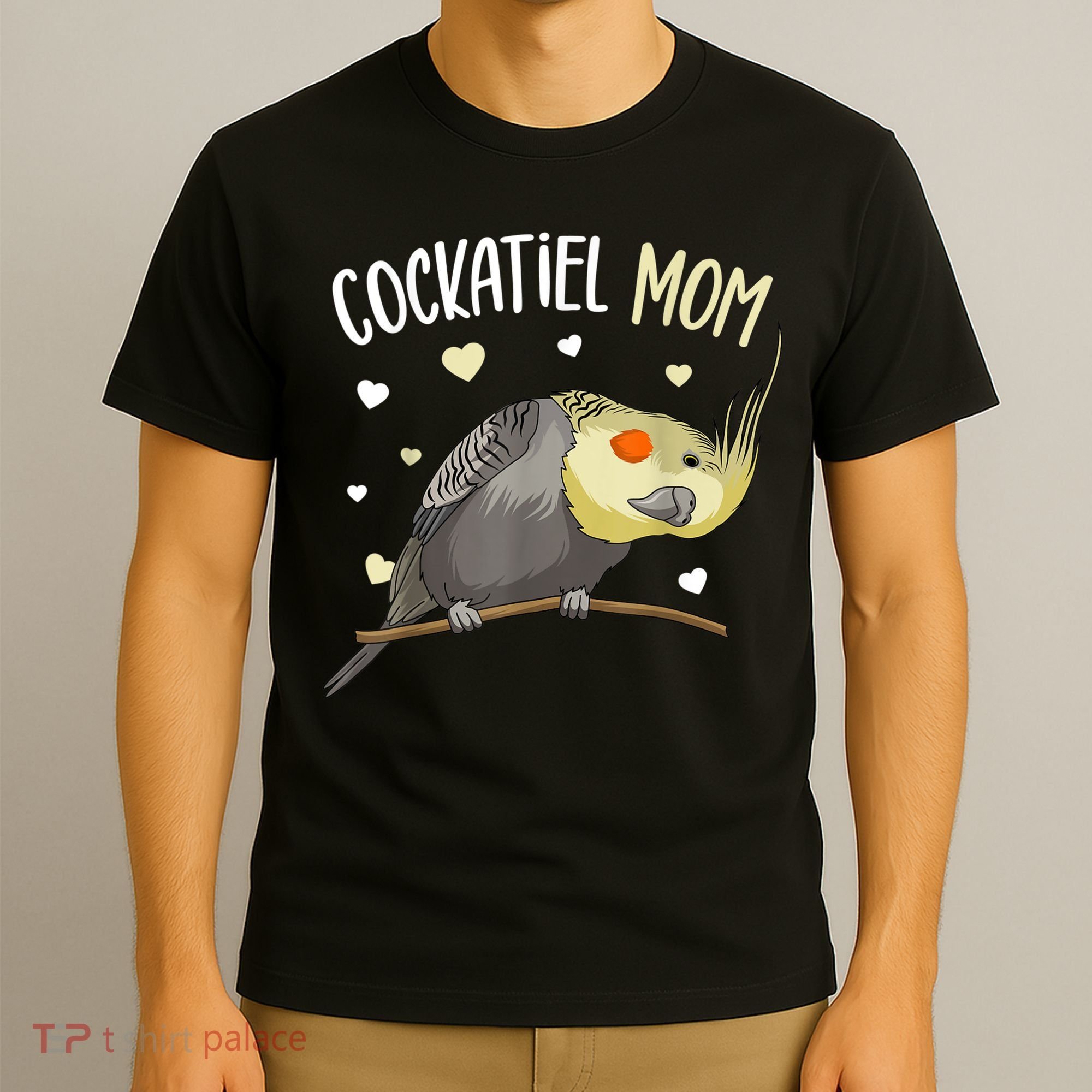 Cockatiel Mom Funny Bird Lover Women T-Shirt