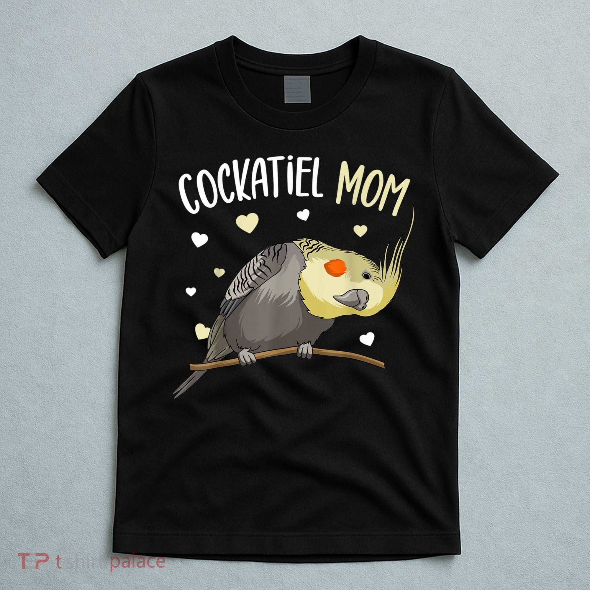 Cockatiel Mom Funny Bird Lover Women T-Shirt