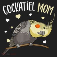 Cockatiel Mom Funny Bird Lover Women Beanie thumb 2