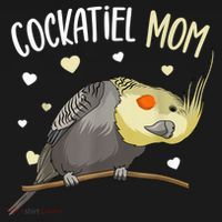 Cockatiel Mom Funny Bird Lover Women Mousepad thumb 1