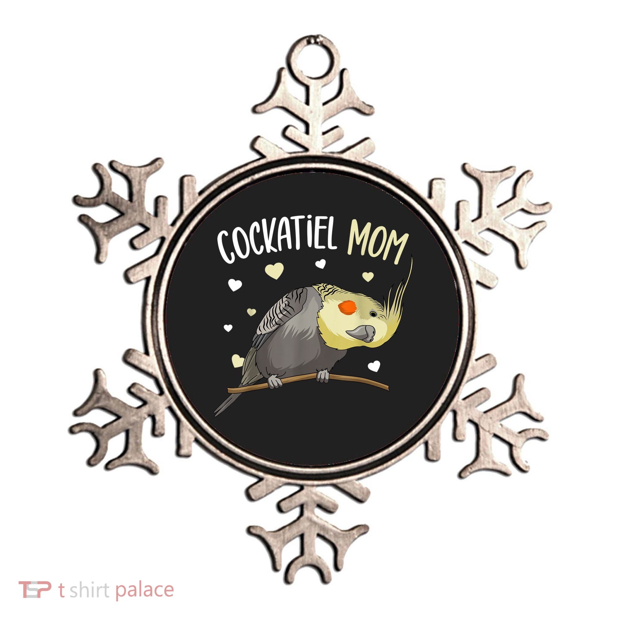 Cockatiel Mom Funny Bird Lover Women Ornament