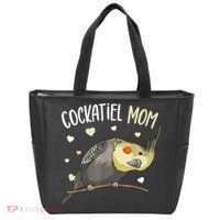 Cockatiel Mom Funny Bird Lover Women Tote Bag thumb 0