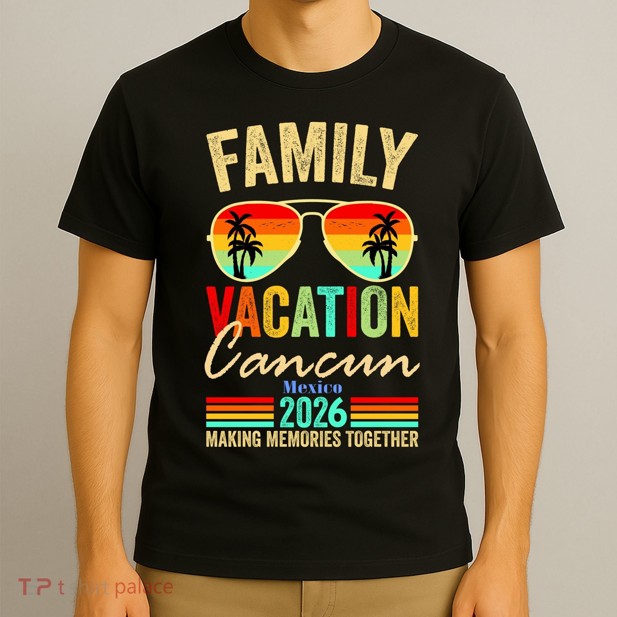 Cancun Mexico Family Vacation 2026 T-Shirt