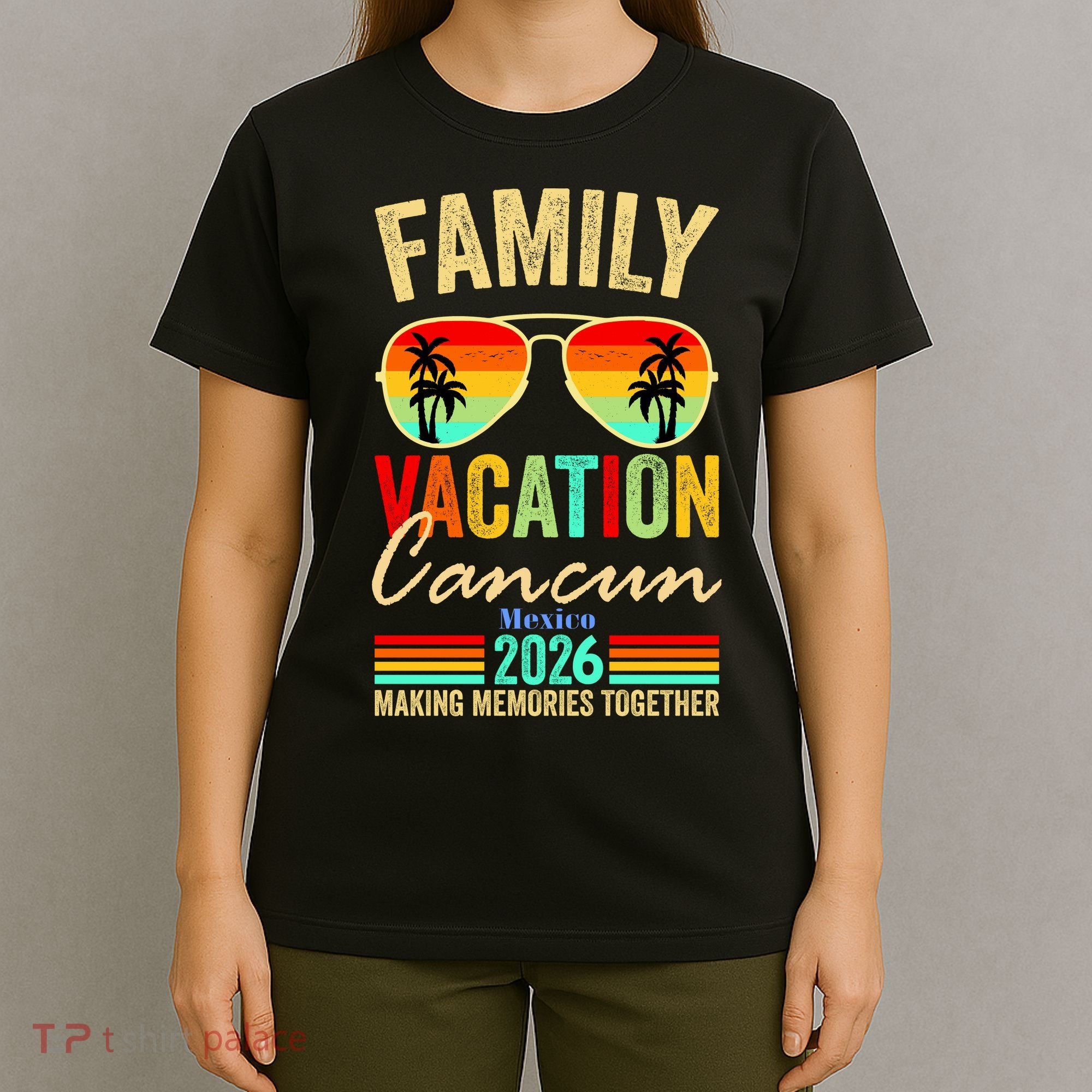 Cancun Mexico Family Vacation 2026 T-Shirt