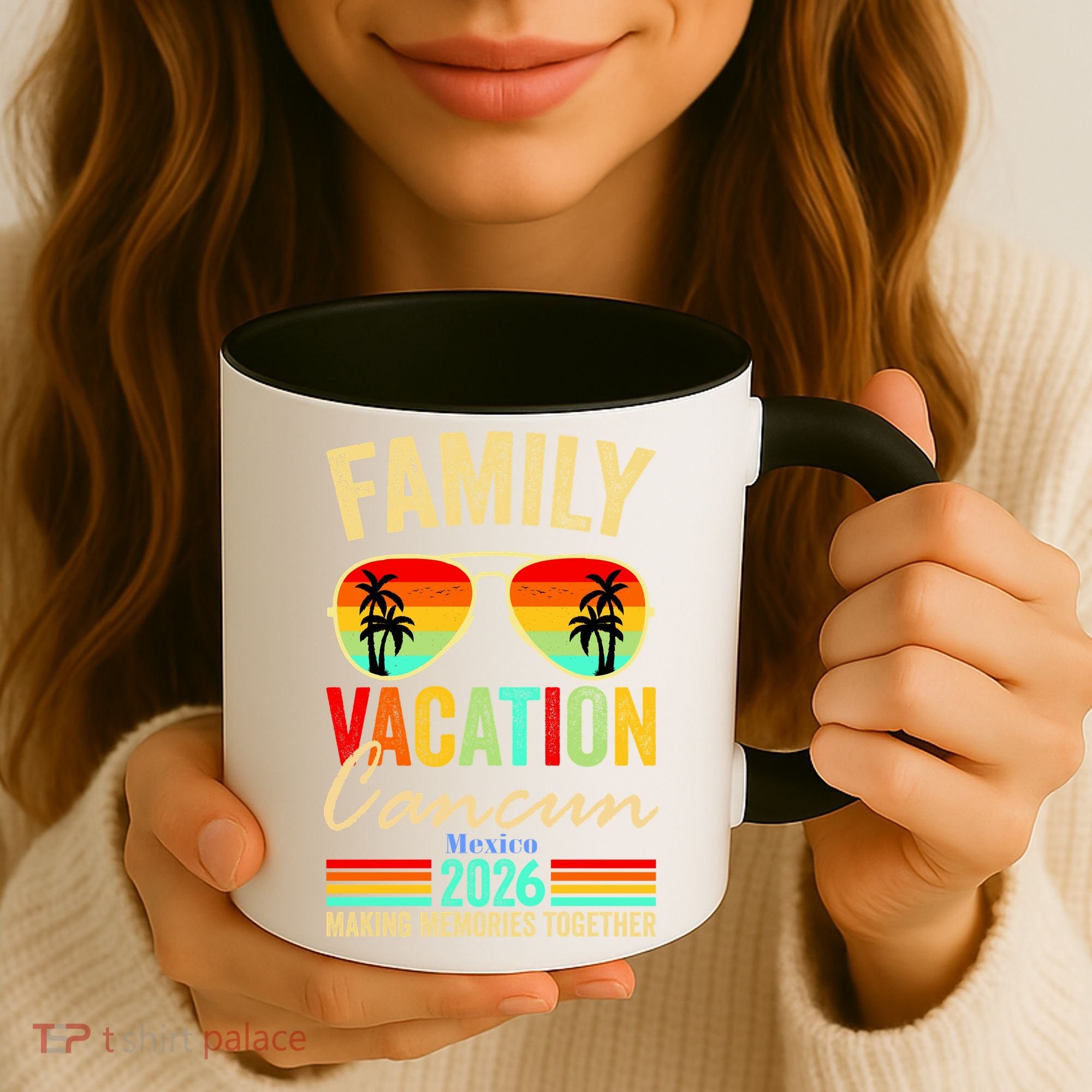 Cancun Mexico Family Vacation 2026 Coffee Mug