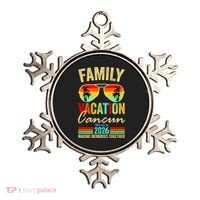 Cancun Mexico Family Vacation 2026 Ornament thumb 0