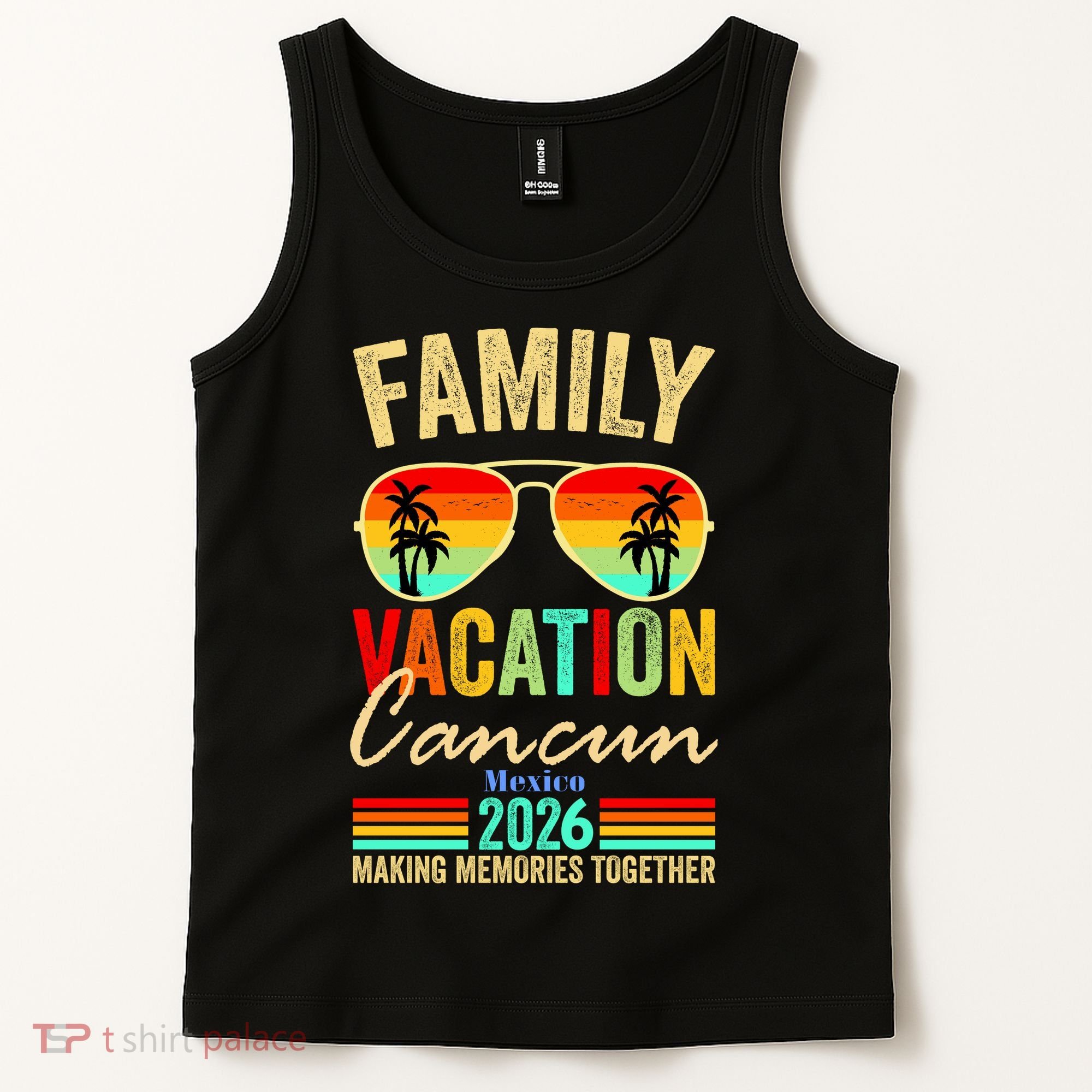 Cancun Mexico Family Vacation 2026 Tank Top