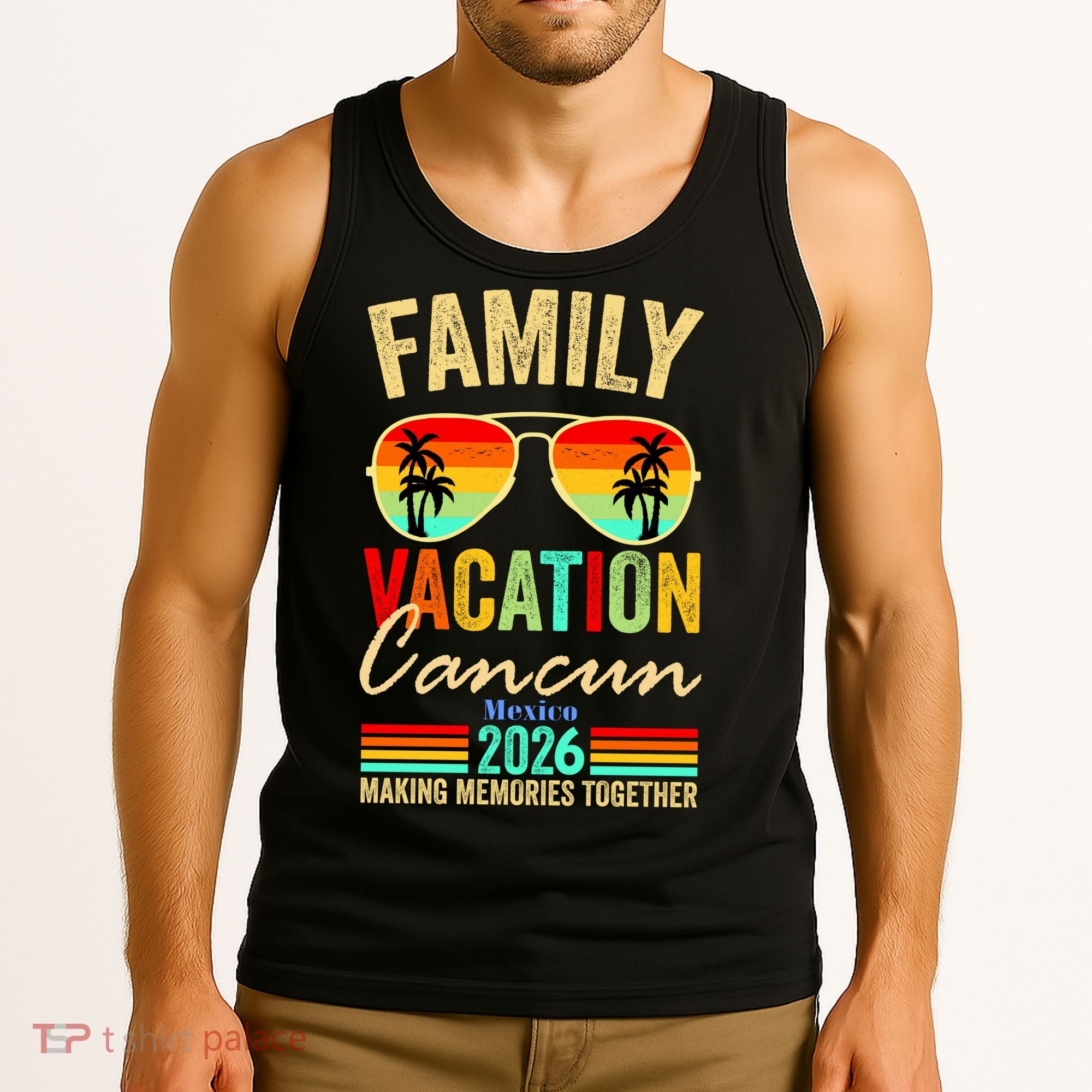 Cancun Mexico Family Vacation 2026 Tank Top