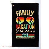 Cancun Mexico Family Vacation 2026 Golf Towel thumb 0