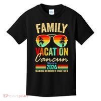 Cancun Mexico Family Vacation 2026 Kids T-Shirt thumb 0