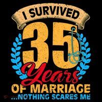 Couples Married for 35 years Funny 35th wedding anniversary Women's Hoodie thumb 2