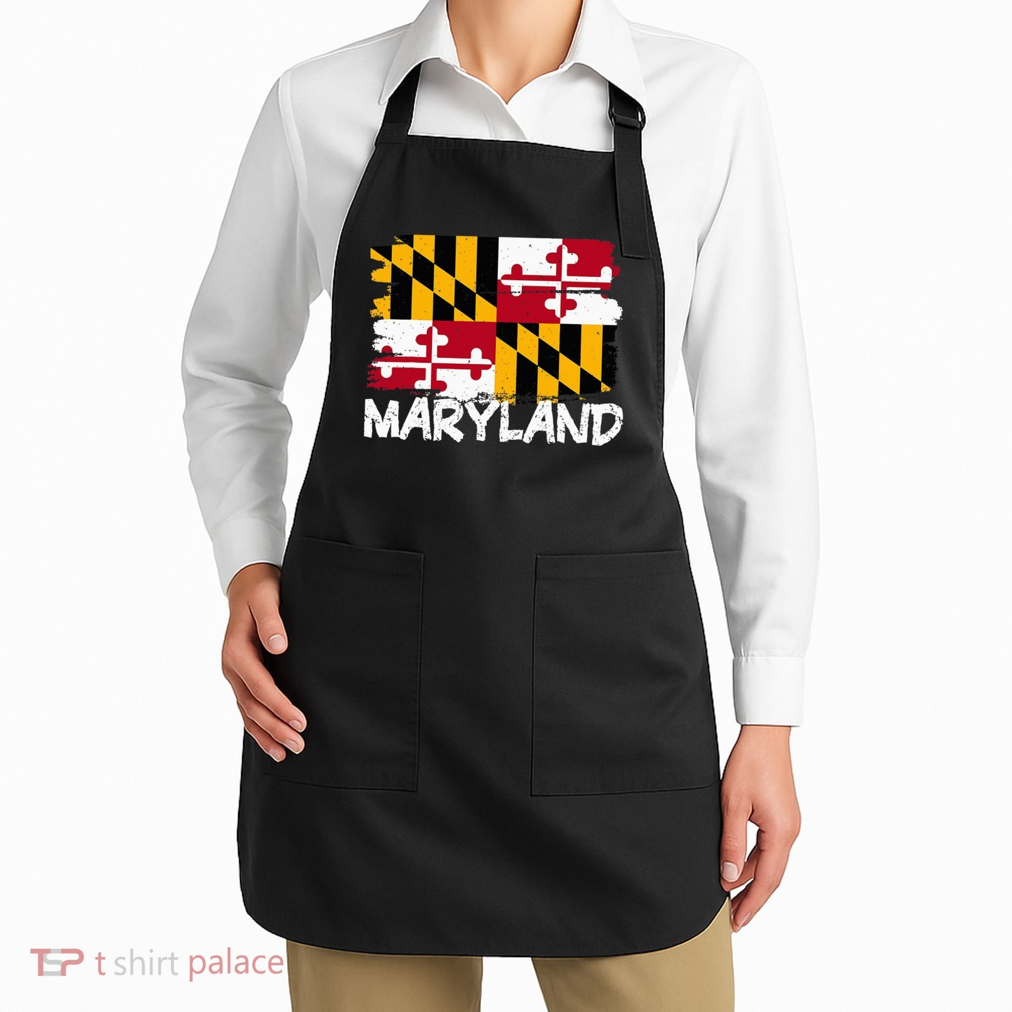Cool Maryland Flag Apron