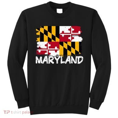 Cool Maryland Flag Sweatshirt
