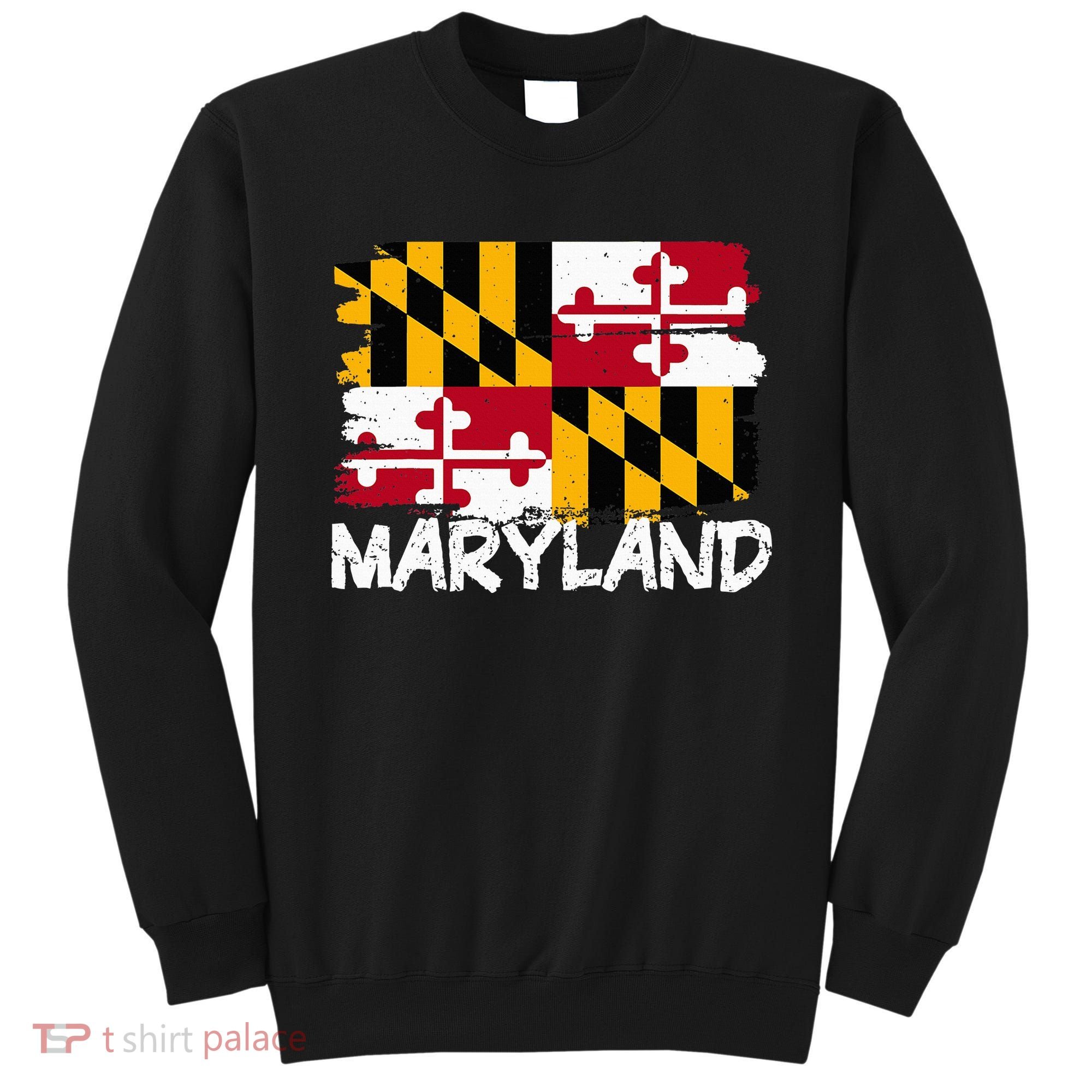 Cool Maryland Flag Sweatshirt