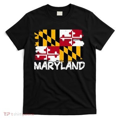 Cool Maryland Flag T-Shirt