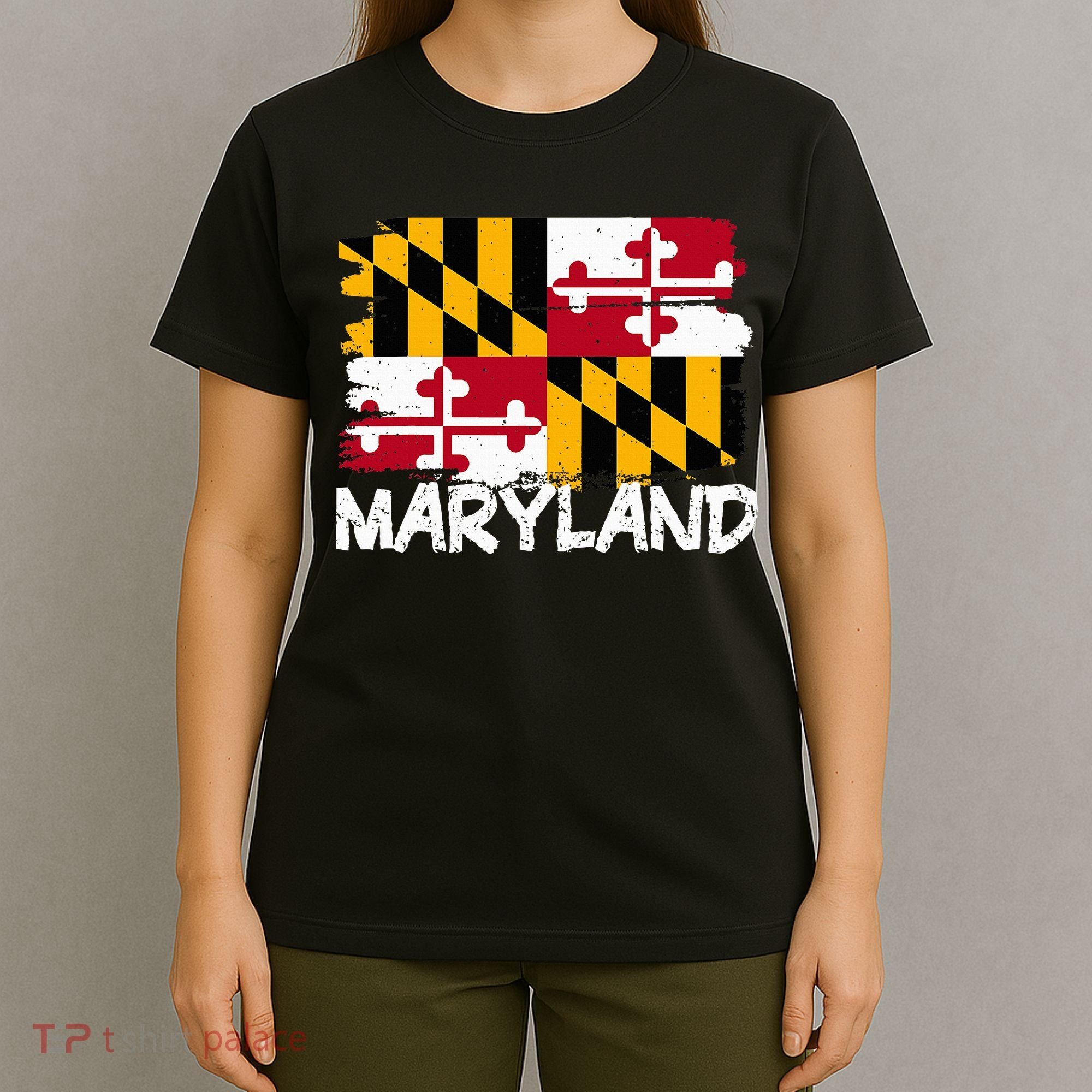 Cool Maryland Flag T-Shirt