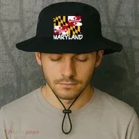 Cool Maryland Flag Bucket Hat thumb 2