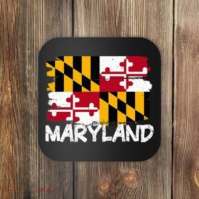 Cool Maryland Flag Coaster