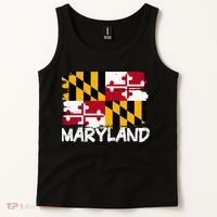Cool Maryland Flag Tank Top thumb 2