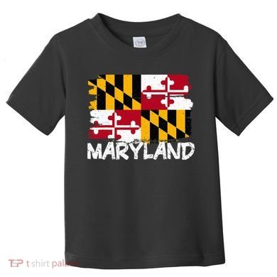 Cool Maryland Flag Toddler T-Shirt