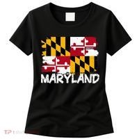 Cool Maryland Flag Women's T-Shirt thumb 0