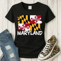 Cool Maryland Flag Women's T-Shirt thumb 3