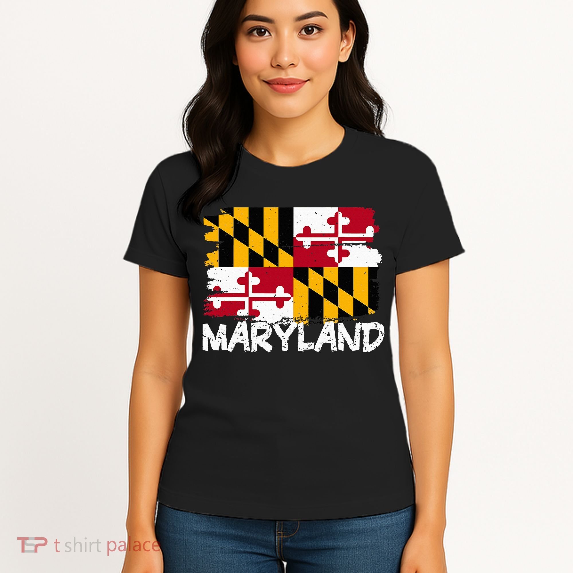 Cool Maryland Flag Women's T-Shirt