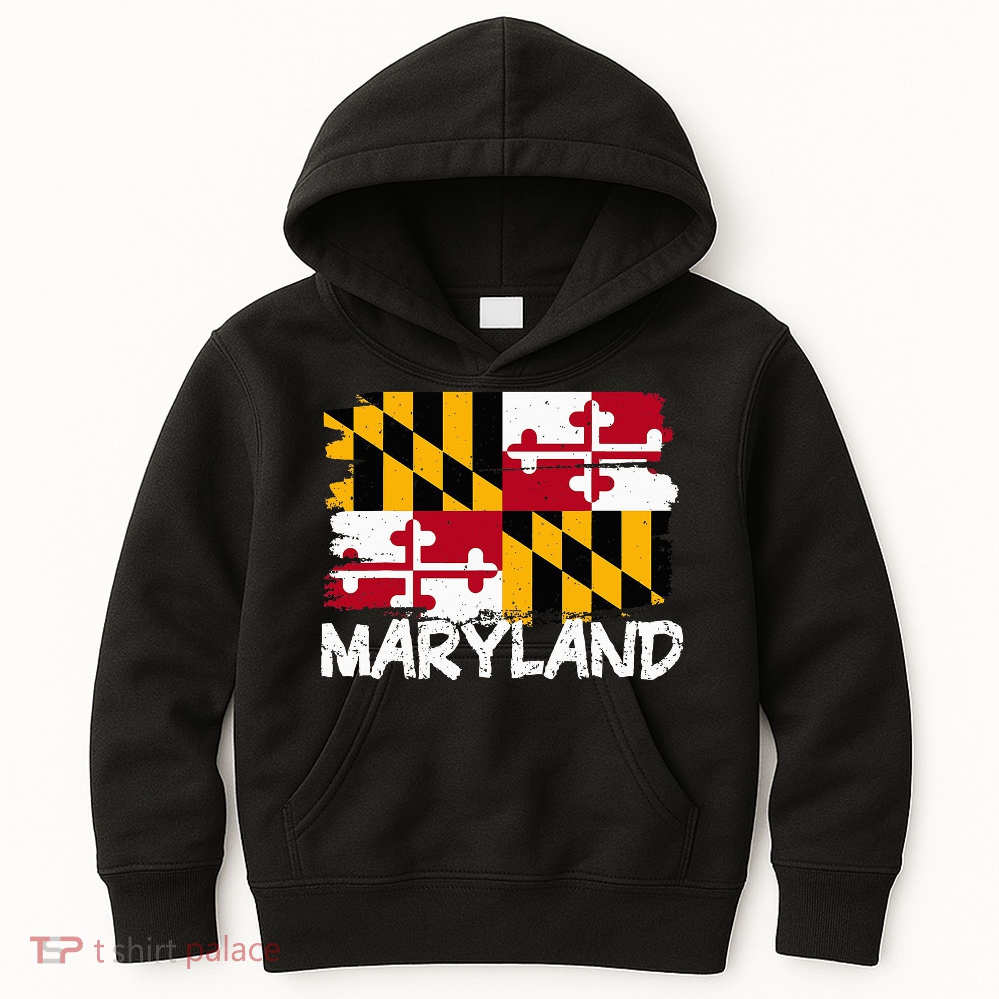Cool Maryland Flag Kids Hoodie