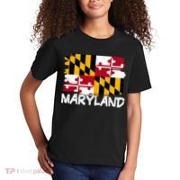Cool Maryland Flag Kids T-Shirt thumb 2