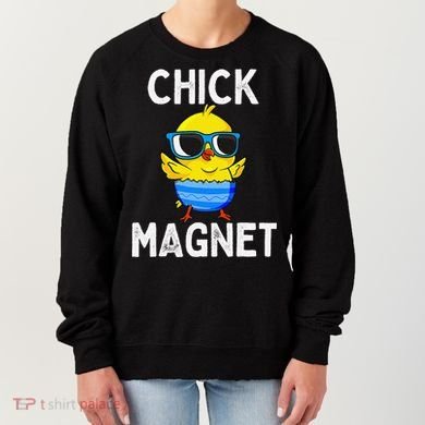 Chick Magnet Funny Easter Cute Baby Chicken Lover Women's Sweatshirt