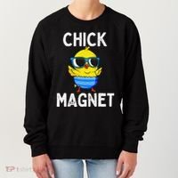 Chick Magnet Funny Easter Cute Baby Chicken Lover Women's Sweatshirt thumb 0