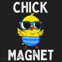 Chick Magnet Funny Easter Cute Baby Chicken Lover Women's Sweatshirt thumb 2