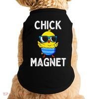 Chick Magnet Funny Easter Cute Baby Chicken Lover Doggie Tank thumb 0