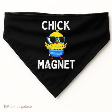 Chick Magnet Funny Easter Cute Baby Chicken Lover USA-Made Doggie Bandana