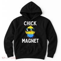 Chick Magnet Funny Easter Cute Baby Chicken Lover Hoodie thumb 0
