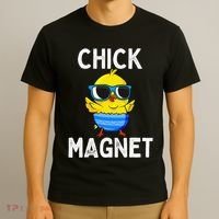 Chick Magnet Funny Easter Cute Baby Chicken Lover T-Shirt thumb 3