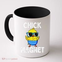 Chick Magnet Funny Easter Cute Baby Chicken Lover Coffee Mug thumb 0
