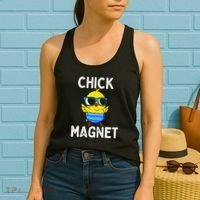 Chick Magnet Funny Easter Cute Baby Chicken Lover Women's Tank Top thumb 2