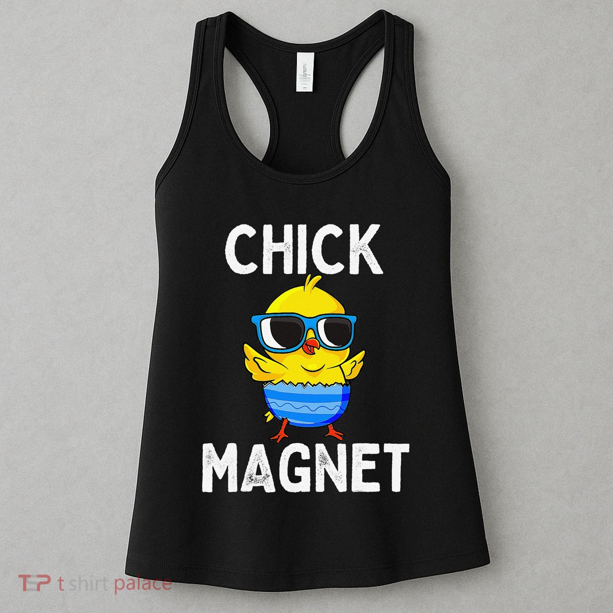 Chick Magnet Funny Easter Cute Baby Chicken Lover Women's Tank Top