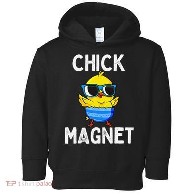 Chick Magnet Funny Easter Cute Baby Chicken Lover Toddler Hoodie