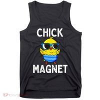 Chick Magnet Funny Easter Cute Baby Chicken Lover Tank Top thumb 0