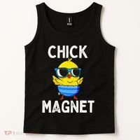Chick Magnet Funny Easter Cute Baby Chicken Lover Tank Top thumb 2