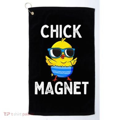 Chick Magnet Funny Easter Cute Baby Chicken Lover Golf Towel