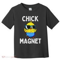 Chick Magnet Funny Easter Cute Baby Chicken Lover Toddler T-Shirt thumb 0