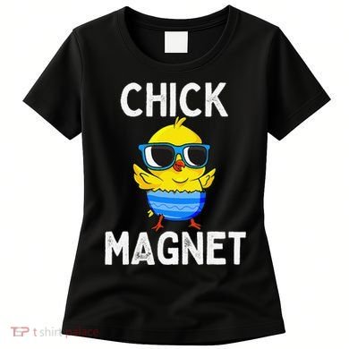 Chick Magnet Funny Easter Cute Baby Chicken Lover Women's T-Shirt