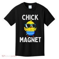 Chick Magnet Funny Easter Cute Baby Chicken Lover Kids T-Shirt thumb 0