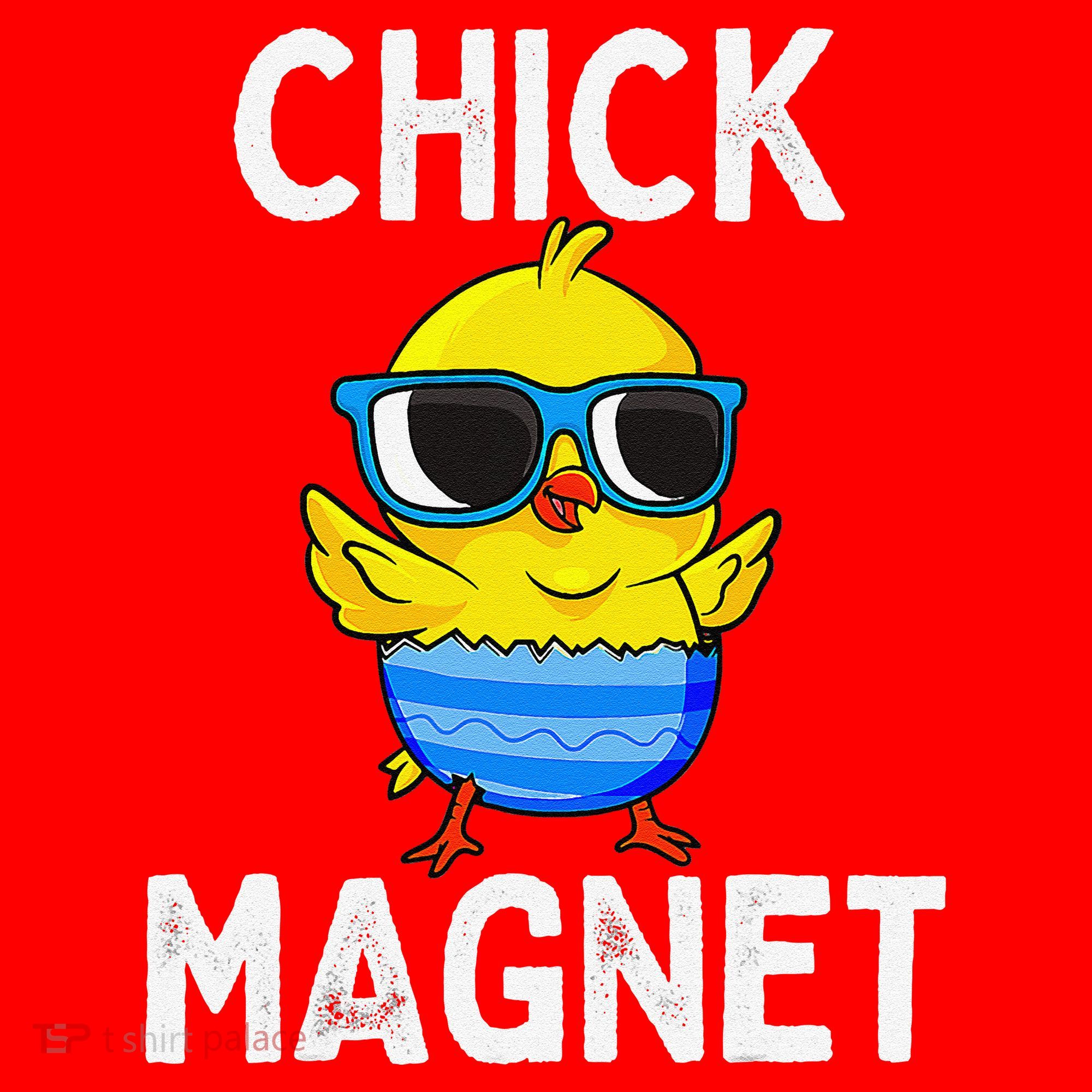Chick Magnet Funny Easter Cute Baby Chicken Lover Santa Hat