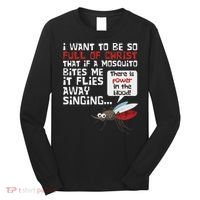 Christian Mosquito Funny Gag Jokes Religious Christian Long Sleeve Shirt thumb 0