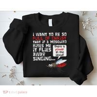 Christian Mosquito Funny Gag Jokes Religious Christian Sweatshirt thumb 2