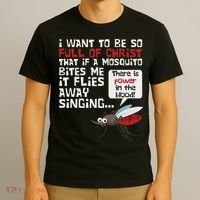 Christian Mosquito Funny Gag Jokes Religious Christian T-Shirt thumb 3